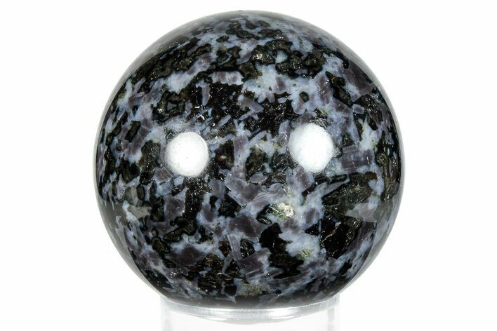 Polished, Indigo Gabbro Sphere - Madagascar #289876